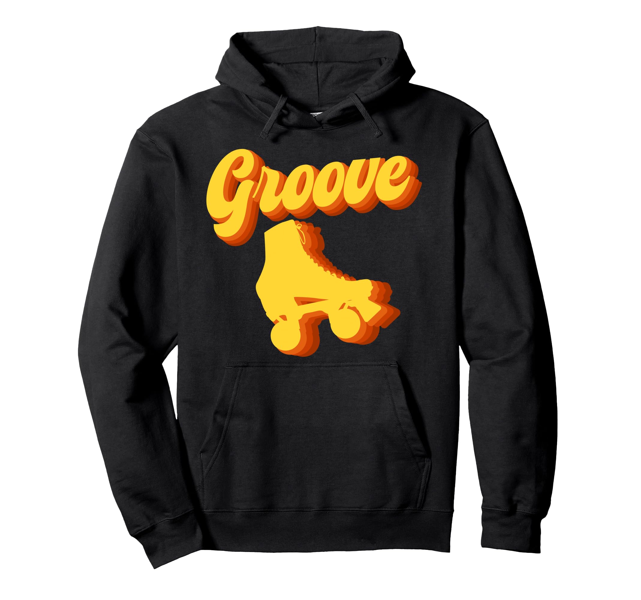 Roller Skating Skate 1970S Groove Hoodie - Unique Graphic for Adults - T-Shirt, Sweatshirt, Hoodie