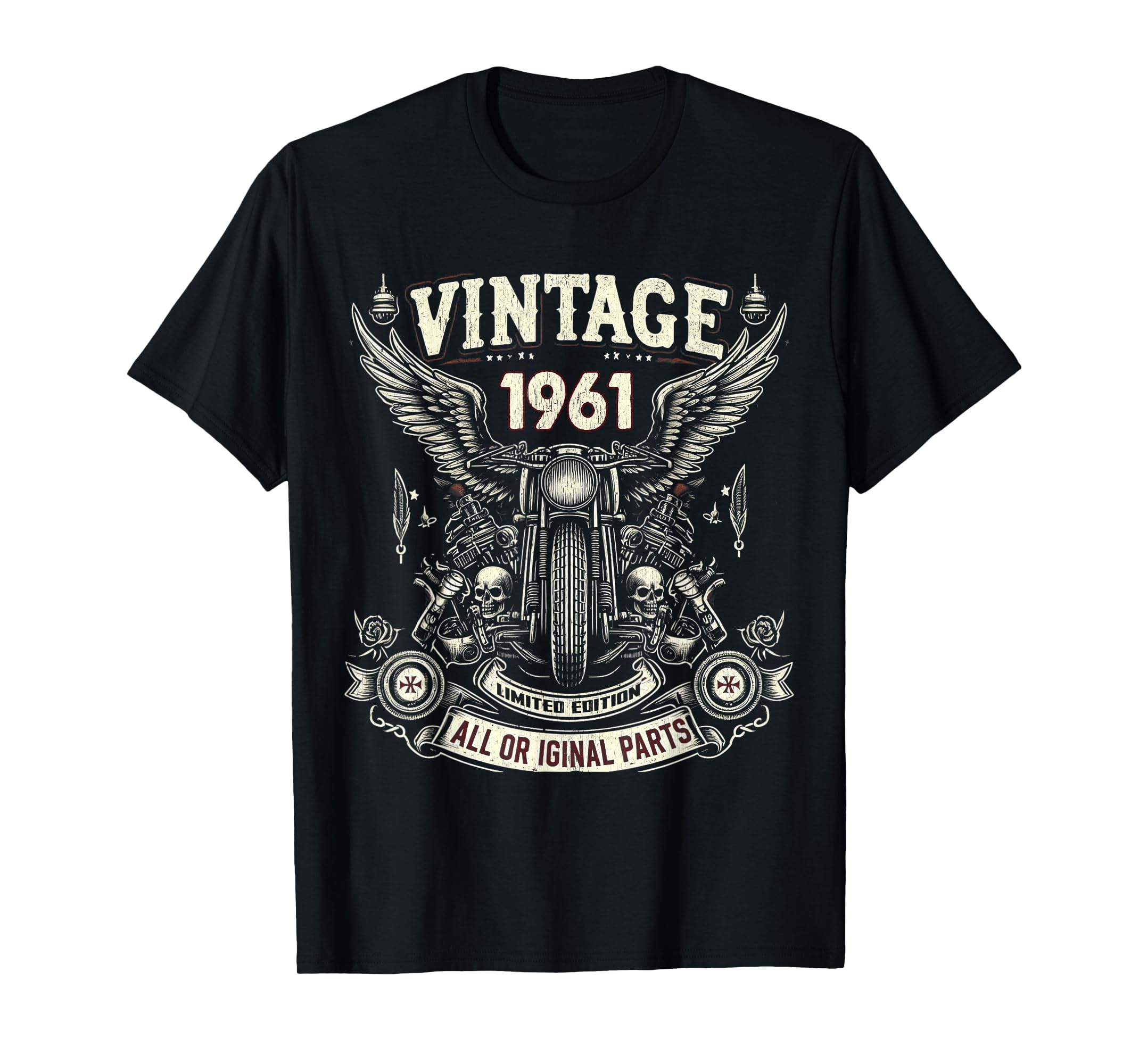 1961 Born 1961 63Th Birthday T-Shirt - Custom Art Print Men Women - T-Shirt, Sweatshirt, Hoodie