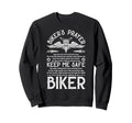 Bikers Prayer Motorcycle Biker Sweatshirt - Streetwear Style Men Women - T-Shirt, Sweatshirt, Hoodie