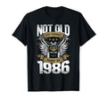Motorcycle Biker Birthday Built 1986 T-Shirt - Trendy Graphic Men Women - T-Shirt, Sweatshirt, Hoodie