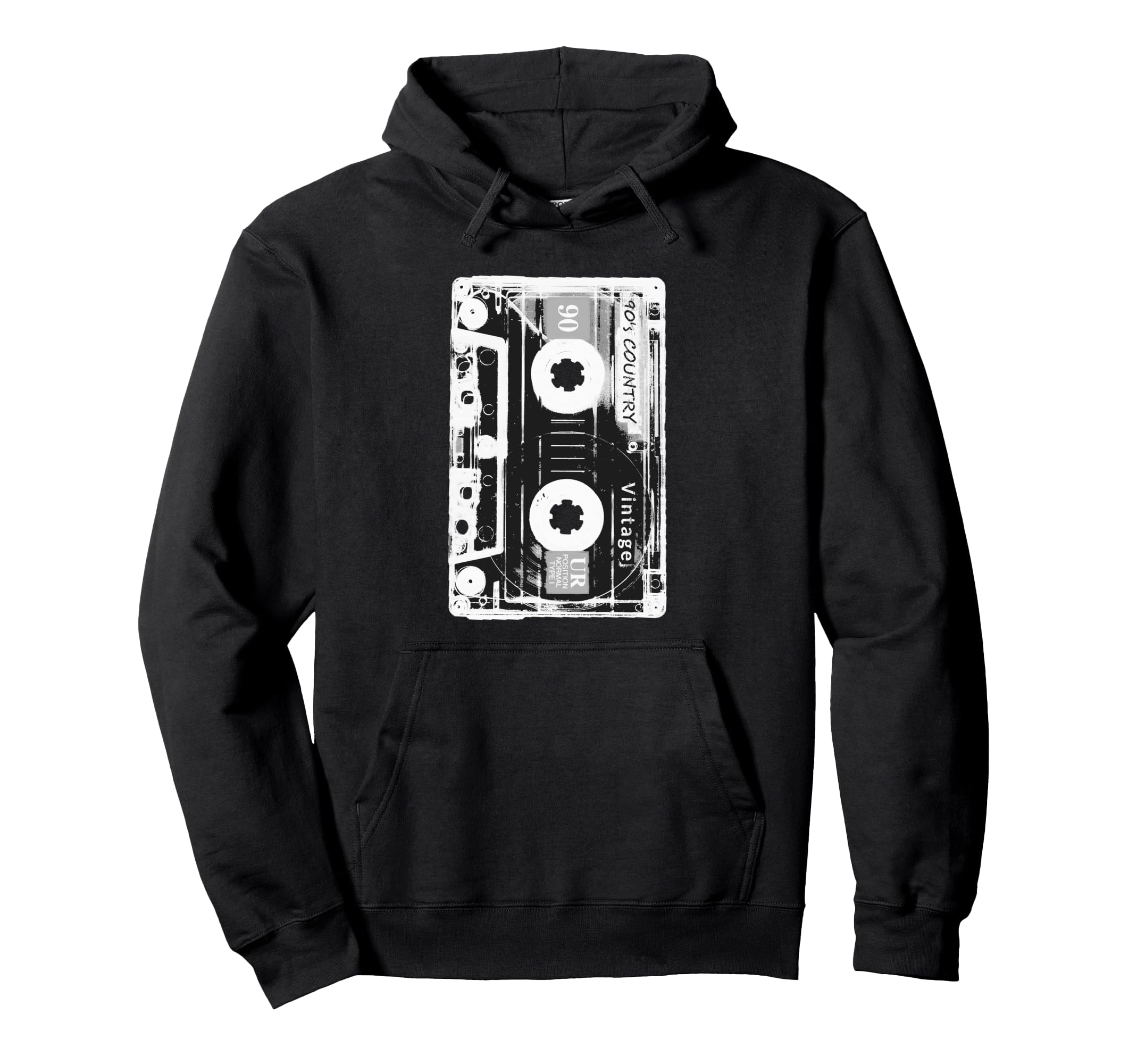 Cassette Tape 80S 90S Country Music Hoodie - Unique Graphic Unisex - T-Shirt, Sweatshirt, Hoodie