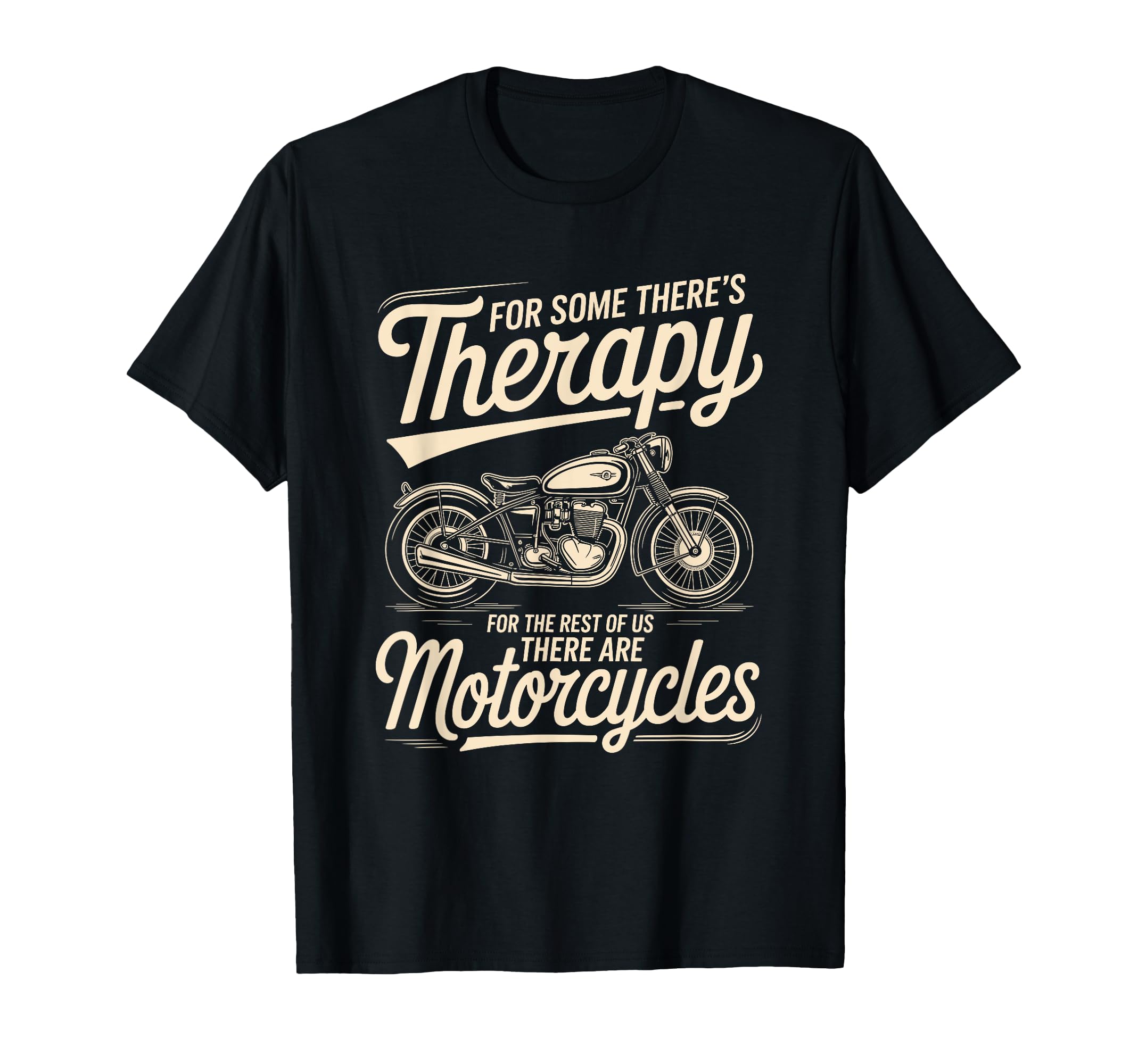 Motorcycle Rider Therapy Biker T-Shirt - Unique Graphic Men Women - T-Shirt, Sweatshirt, Hoodie