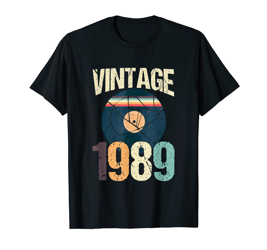 1989 31St Birthday Vinyl Record Player T-Shirt - Trendy Graphic for Adults - T-Shirt, Sweatshirt, Hoodie