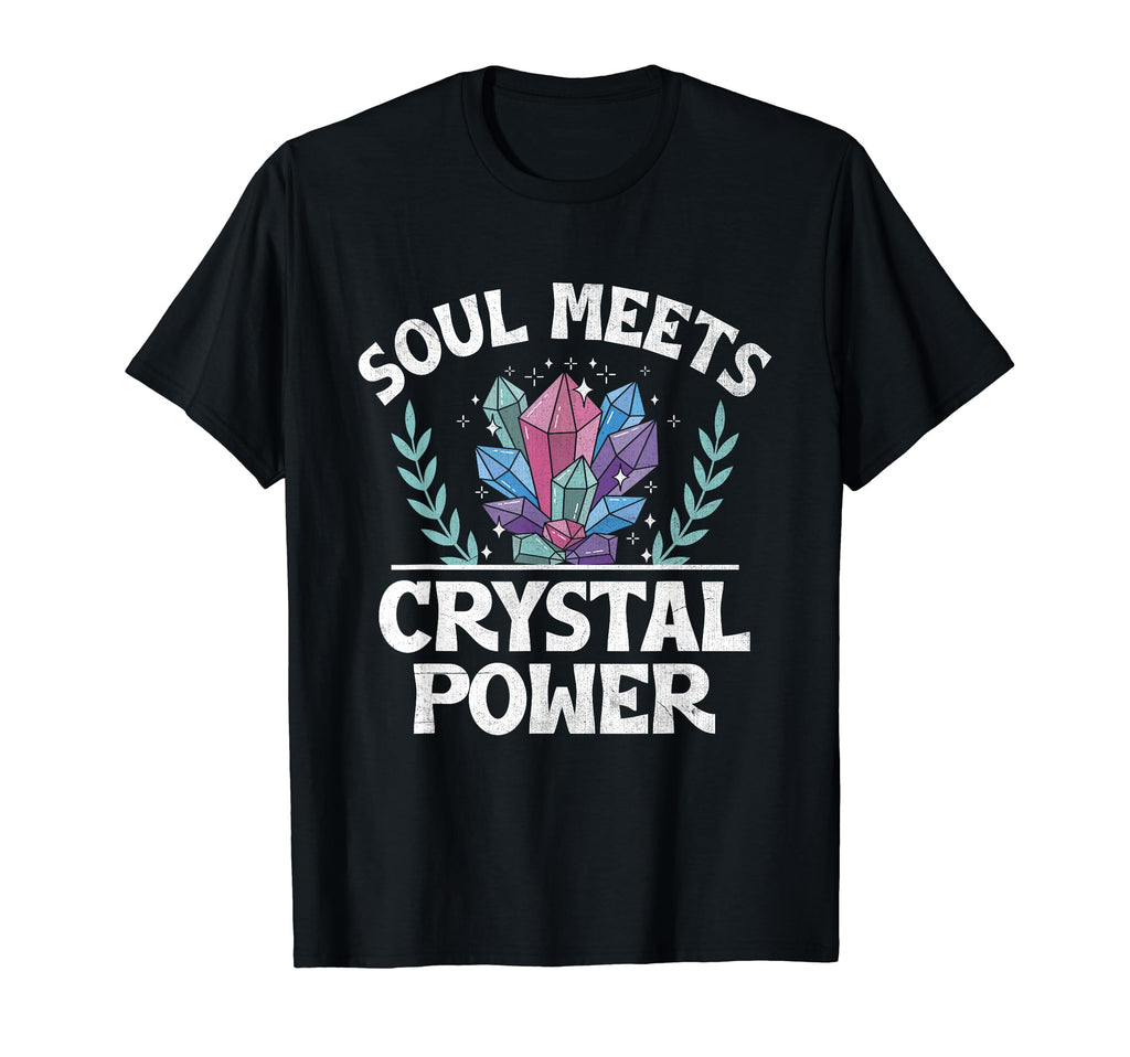Spiritual Crystal Stones Healing T-Shirt - Unique Graphic Unisex - T-Shirt, Sweatshirt, Hoodie