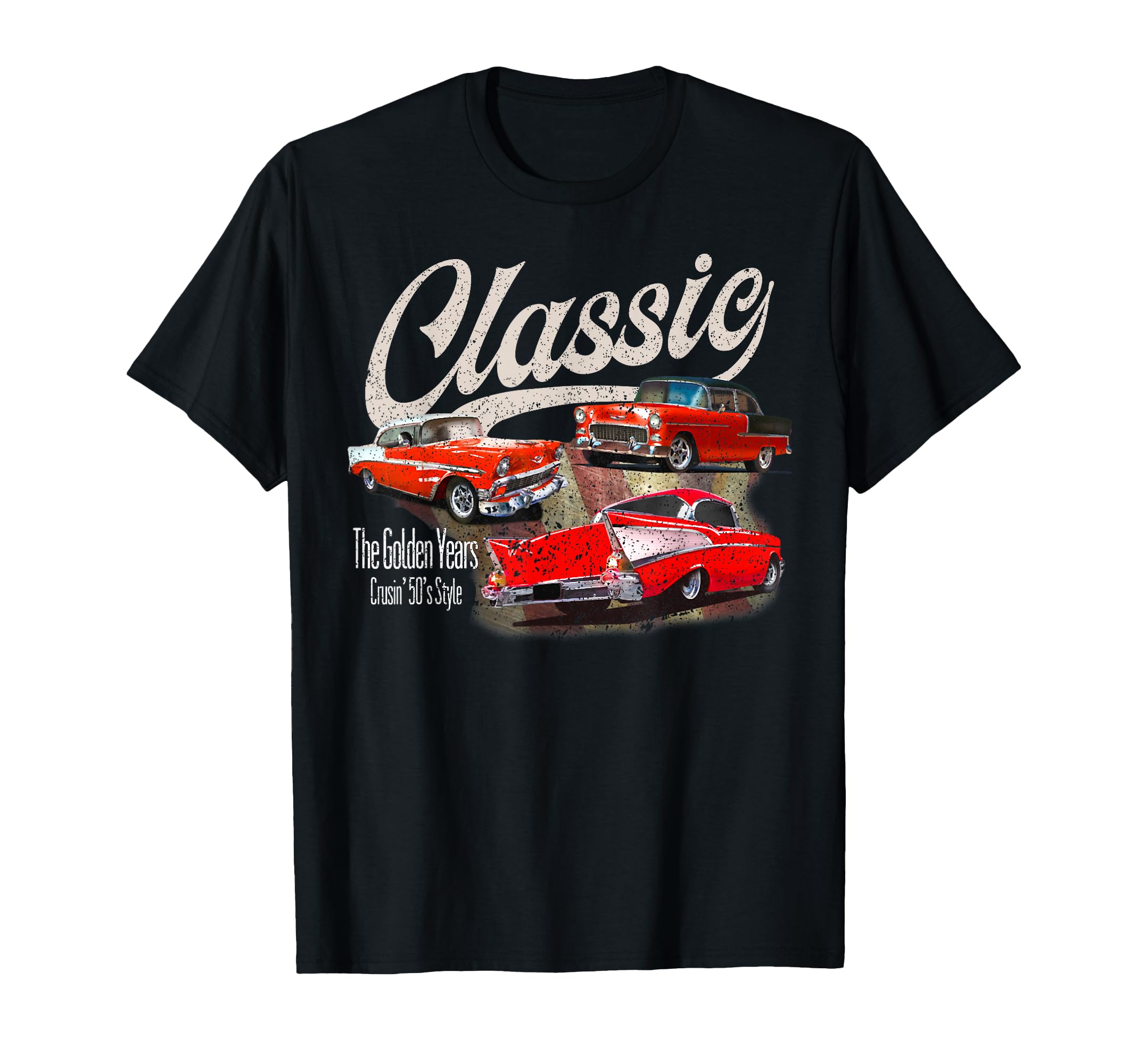 1957 1955 56 Bel Air Car Old T-Shirt - Casual Everyday Wear Men Women - T-Shirt, Sweatshirt, Hoodie