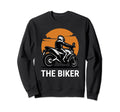 White And Black Vintag Motorcycle Sweatshirt - Fun Novelty Design Unisex - T-Shirt, Sweatshirt, Hoodie