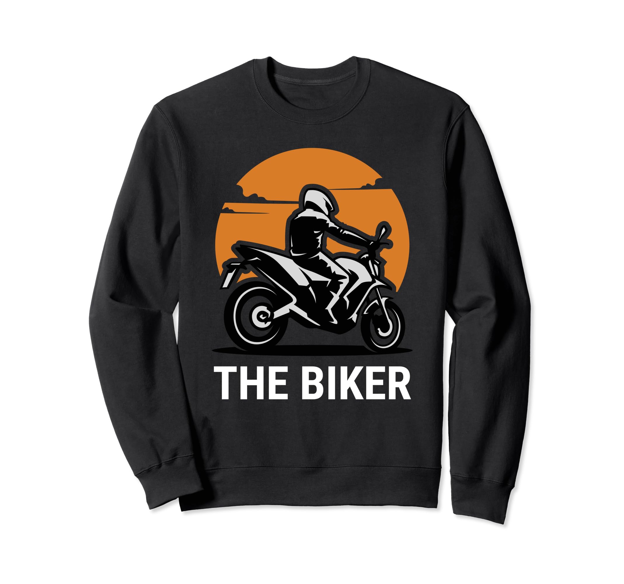 White And Black Vintag Motorcycle Sweatshirt - Fun Novelty Design Unisex - T-Shirt, Sweatshirt, Hoodie