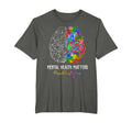 End Stigma Mental Health Matters Mental T-Shirt - Aesthetic Graphic Unisex - T-Shirt, Sweatshirt, Hoodie