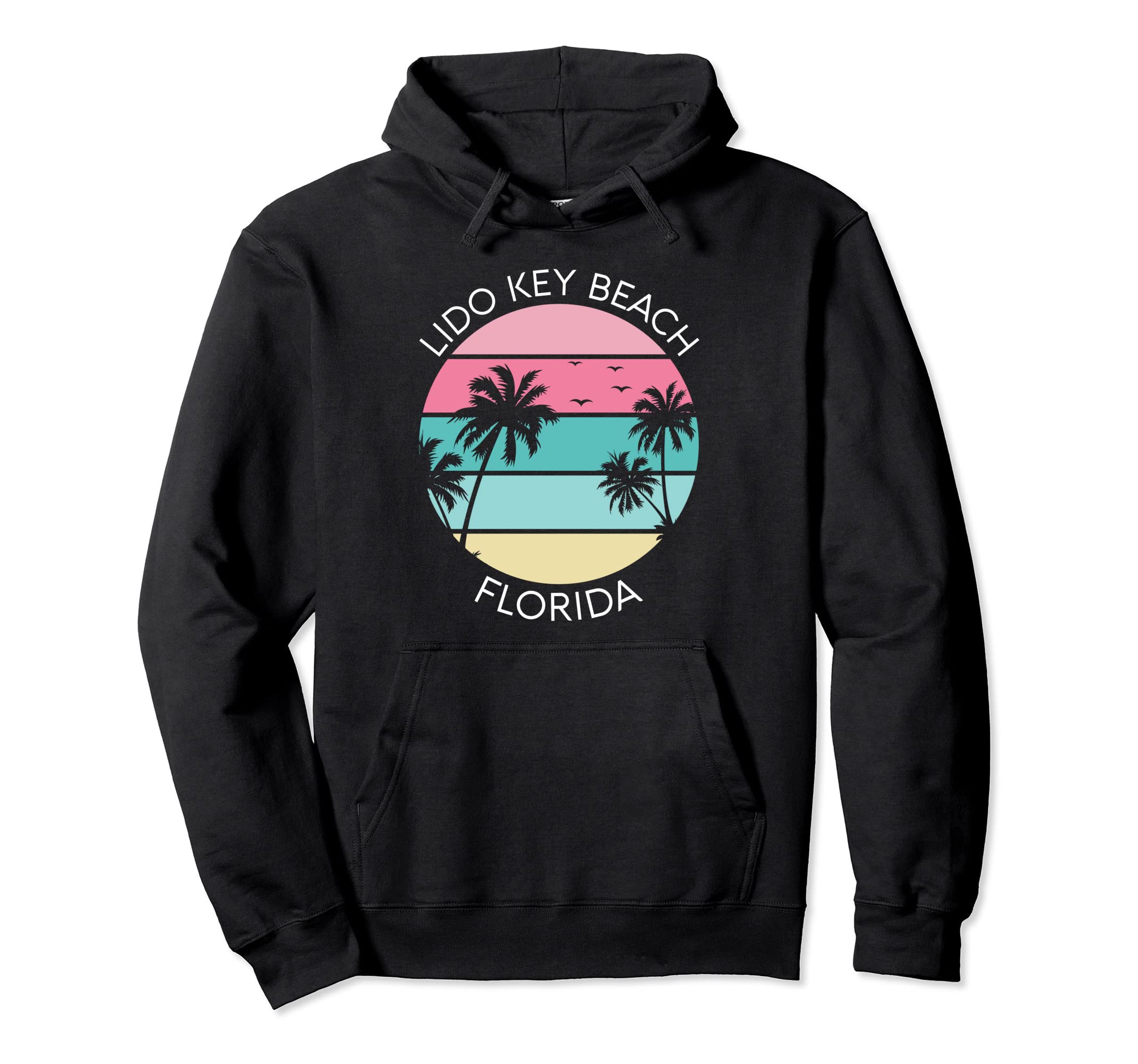 Lido Key Beach Florida Vacation Souvenir Hoodie - Trendy Graphic Unisex - T-Shirt, Sweatshirt, Hoodie
