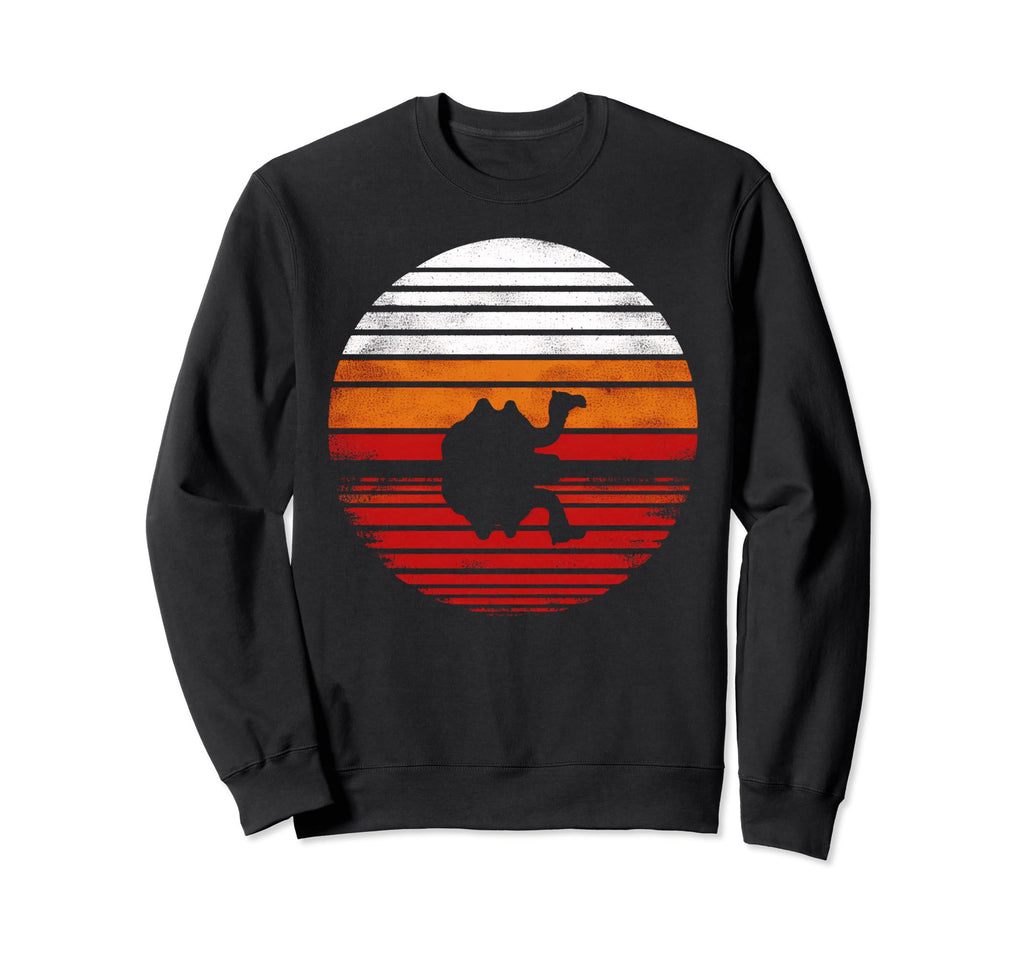 Camel Sunset Safari 70S Sweatshirt - Streetwear Style for Adults - T-Shirt, Sweatshirt, Hoodie