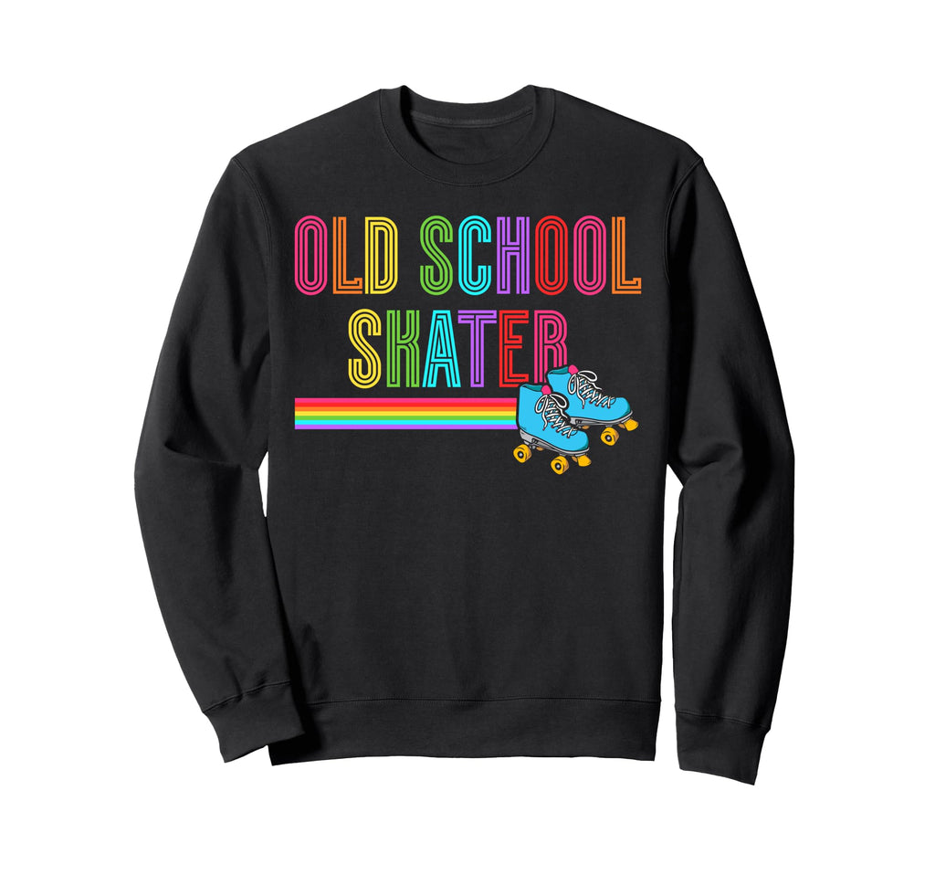 Roller Skating Skate 1970S Old School Sweatshirt - Novelty Apparel Unisex - T-Shirt, Sweatshirt, Hoodie