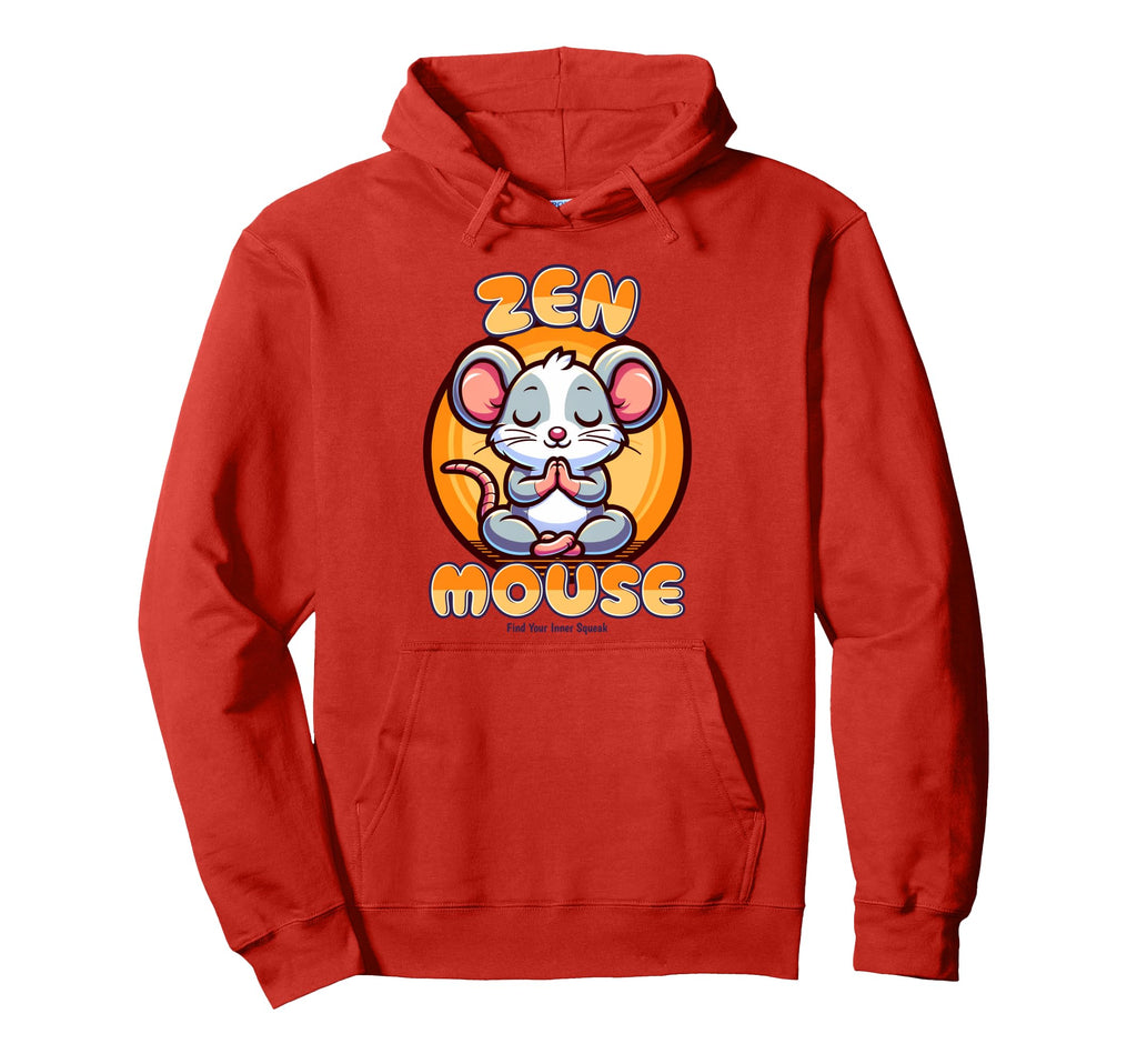 Relaxation Inner Squeak Zen Mouse Hoodie - Novelty Apparel Unisex - T-Shirt, Sweatshirt, Hoodie