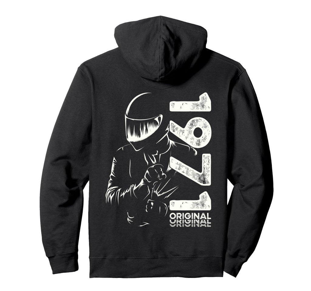 55Th Birthday Motorcycle Motorcyclist Hoodie - Novelty Apparel Unisex - T-Shirt, Sweatshirt, Hoodie