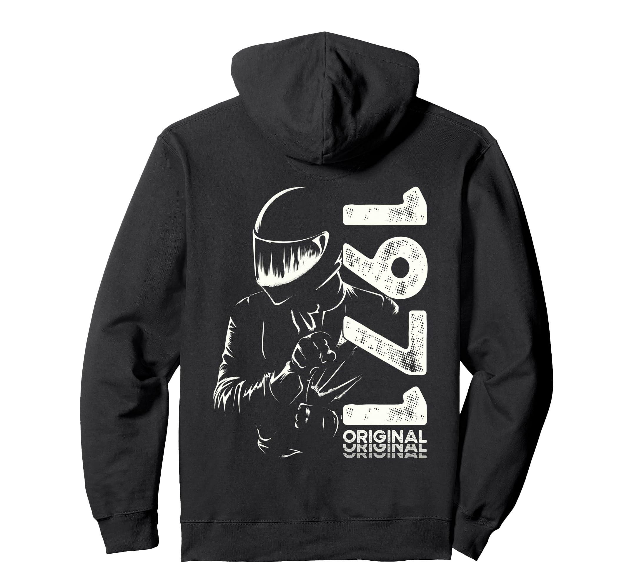 55Th Birthday Motorcycle Motorcyclist Hoodie - Novelty Apparel Unisex - T-Shirt, Sweatshirt, Hoodie