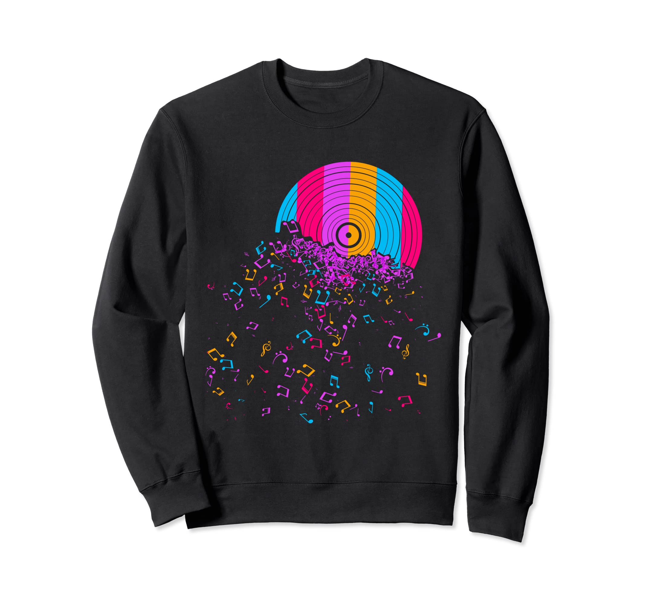 Vinyl Music Player Musician Music Sweatshirt - Trendy Graphic Men Women - T-Shirt, Sweatshirt, Hoodie