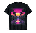 Vaporwave Cityscape 80S Synthwave 7 T-Shirt - Aesthetic Graphic for Adults - T-Shirt, Sweatshirt, Hoodie