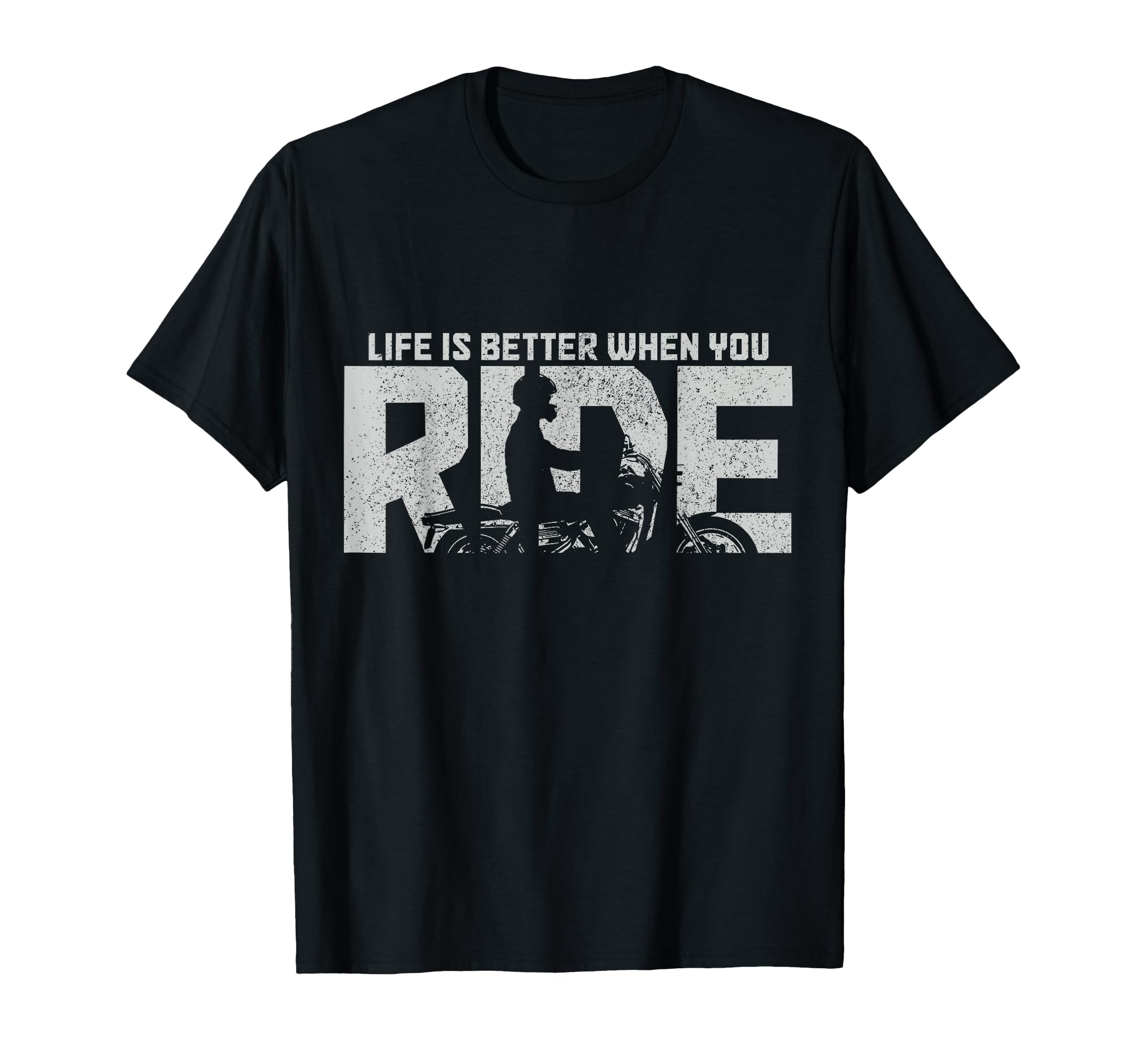 Life Is Better When You Ride Biker T-Shirt - Unique Graphic Men Women - T-Shirt, Sweatshirt, Hoodie