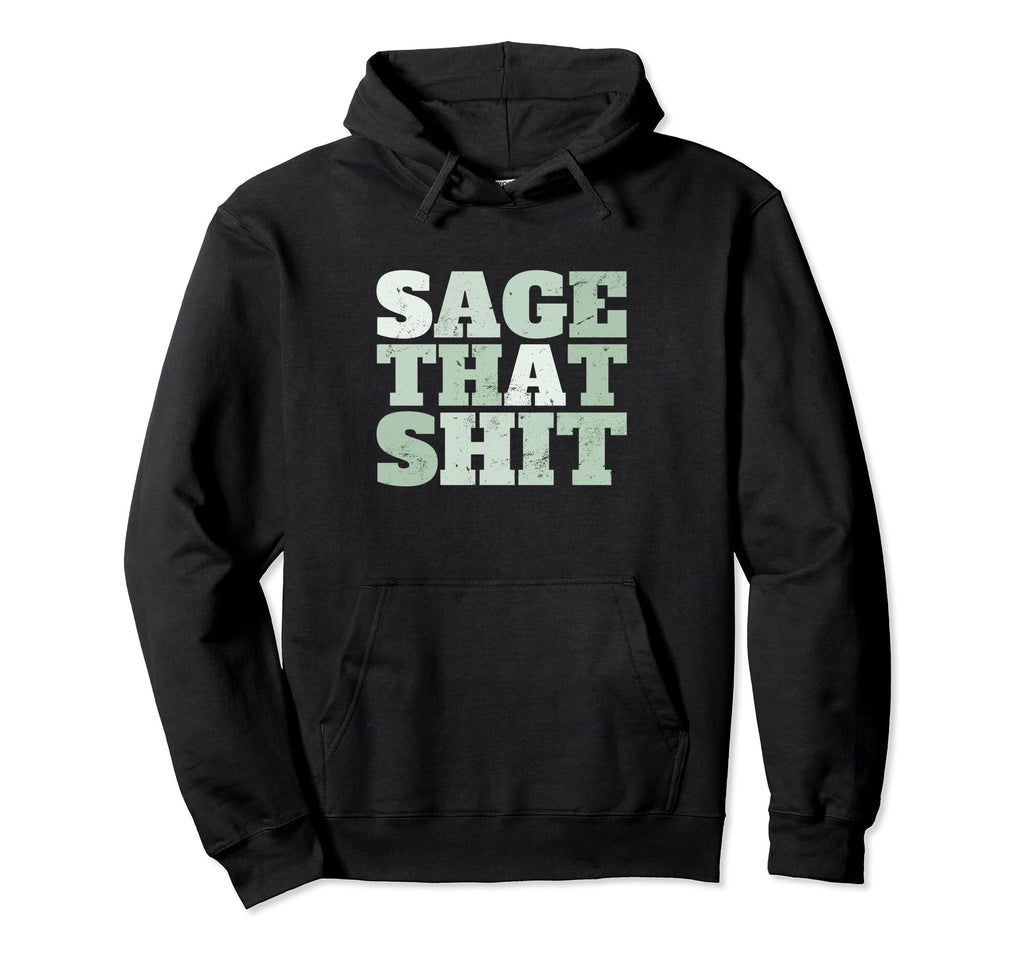 Bold Spiritual Sage Witchy Crystals Hoodie - Fun Novelty Design for Adults - T-Shirt, Sweatshirt, Hoodie