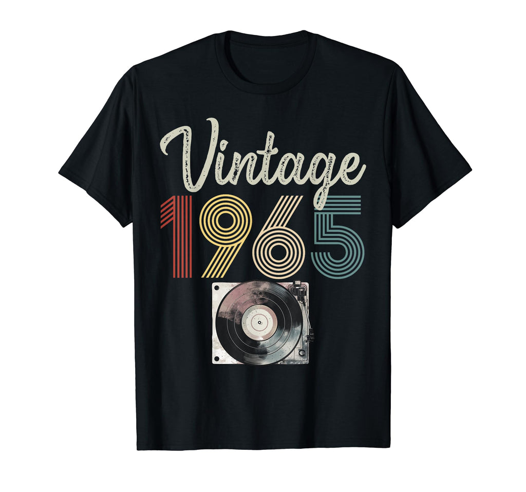 1965 Born 1965 Vinyl Record Player T-Shirt - Streetwear Style Men Women - T-Shirt, Sweatshirt, Hoodie