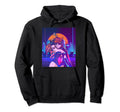 Vaporwave Aesthetic Anime Sword Waifu Hoodie - Streetwear Style Men Women - T-Shirt, Sweatshirt, Hoodie