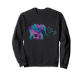 Stay Suicide Prevention Teal Purple Sweatshirt - Graphic Print Men Women - T-Shirt, Sweatshirt, Hoodie