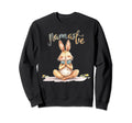 Namaste Rabbit Spiritual Sweatshirt - Casual Everyday Wear Unisex - T-Shirt, Sweatshirt, Hoodie