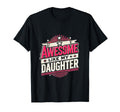 Awesome Like My Daughter Fun T-Shirt - Custom Art Print Men Women - T-Shirt, Sweatshirt, Hoodie