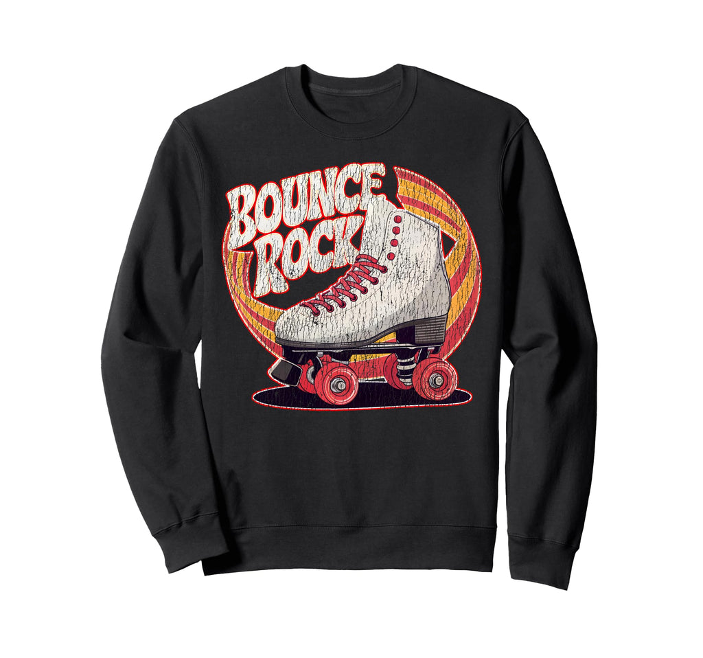 Roller Skating Skate 1970S Bounce Sweatshirt - Novelty Apparel Men Women - T-Shirt, Sweatshirt, Hoodie