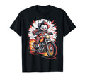 Clown Biker Riding Motorcycle T-Shirt - Fun Novelty Design for Adults - T-Shirt, Sweatshirt, Hoodie