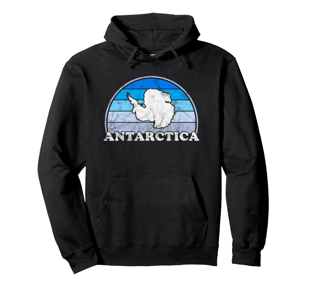 Antarctica Great White Continent Sunset Hoodie - Aesthetic Graphic Unisex - T-Shirt, Sweatshirt, Hoodie
