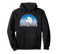 Antarctica Great White Continent Sunset Hoodie - Aesthetic Graphic Unisex - T-Shirt, Sweatshirt, Hoodie