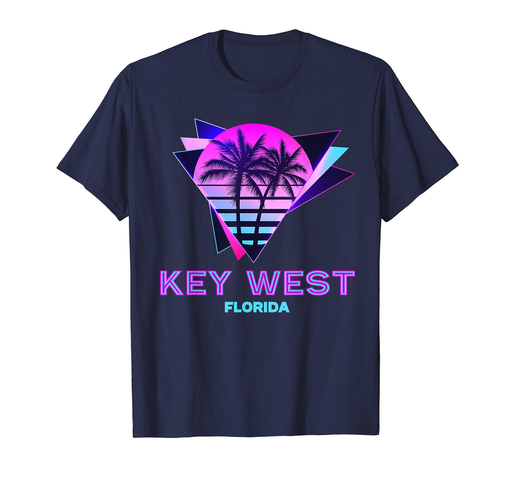 Key West Florida Vaporware 80S Aesthetic T-Shirt - Graphic Print for Adults - T-Shirt, Sweatshirt, Hoodie