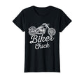Biker Chick Motorcycle Biker T-Shirt - Custom Art Print Men Women - T-Shirt, Sweatshirt, Hoodie