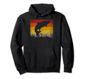 Salmon Fish Distressed Salmon Fish Hoodie - Graphic Print for Adults - T-Shirt, Sweatshirt, Hoodie