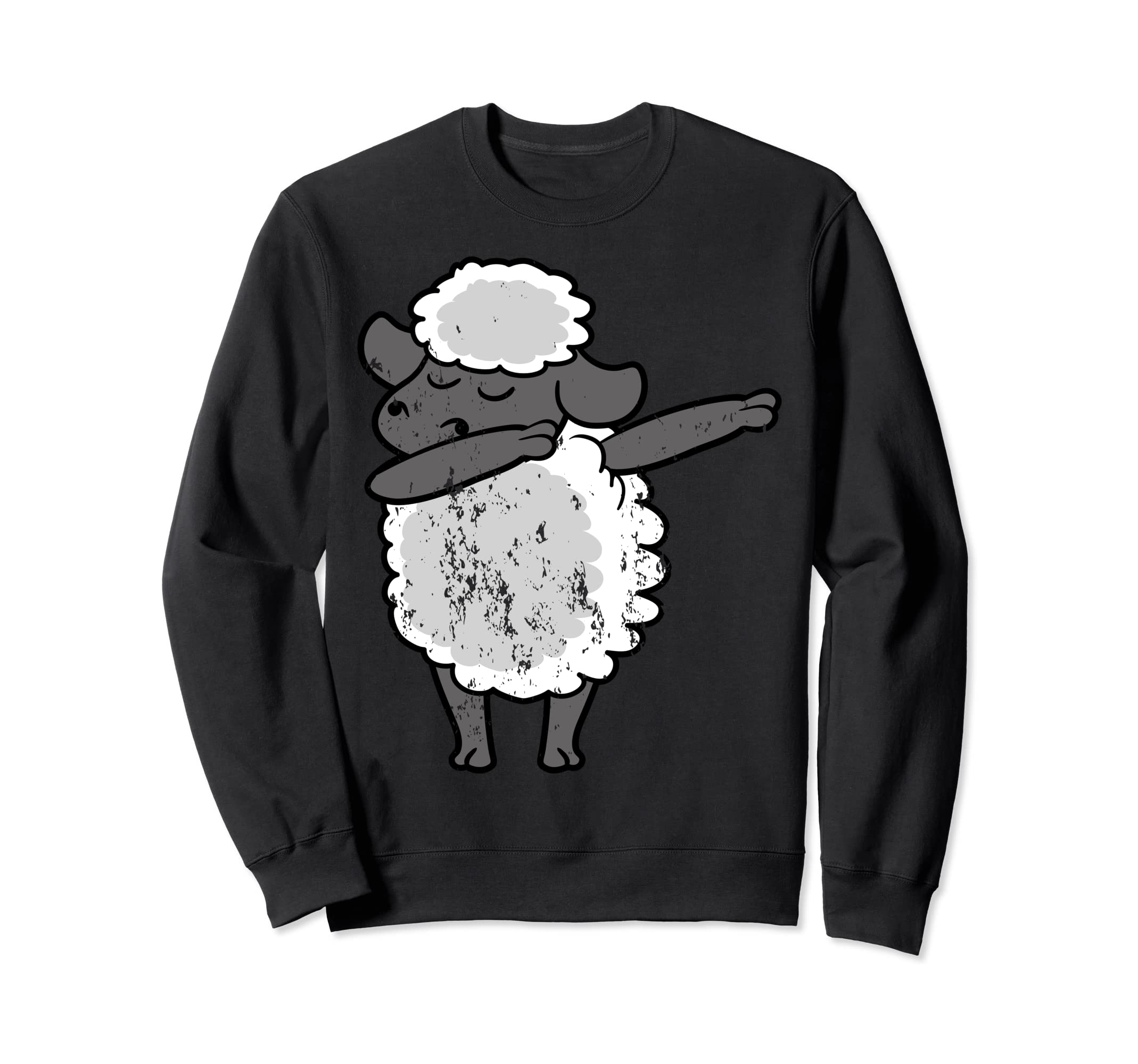 Sheep Animal Dabbing Dab Dancing Sweatshirt - Fun Novelty Design Unisex - T-Shirt, Sweatshirt, Hoodie