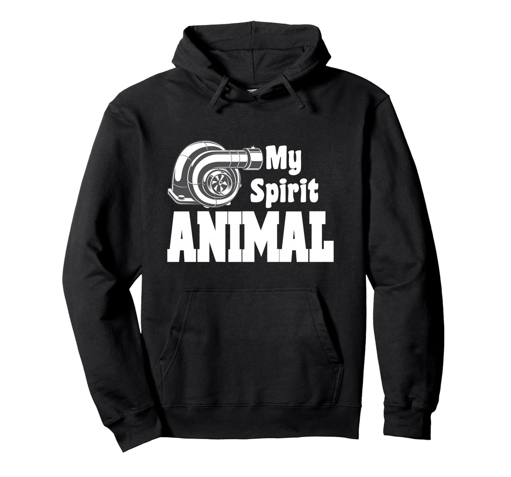 Funny Turbocharger My Spirit Animal High Hoodie - Trendy Graphic Unisex - T-Shirt, Sweatshirt, Hoodie