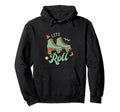 Lets Roll Roller Skates 70S 80S 90S Hoodie - Unique Graphic Men Women - T-Shirt, Sweatshirt, Hoodie