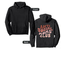 Anti Social Moms Club Back Introvert Hoodie - Fun Novelty Design Unisex - T-Shirt, Sweatshirt, Hoodie