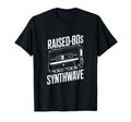 Raised 80S Synthwave Cassette Music T-Shirt - Casual Everyday Wear Unisex - T-Shirt, Sweatshirt, Hoodie
