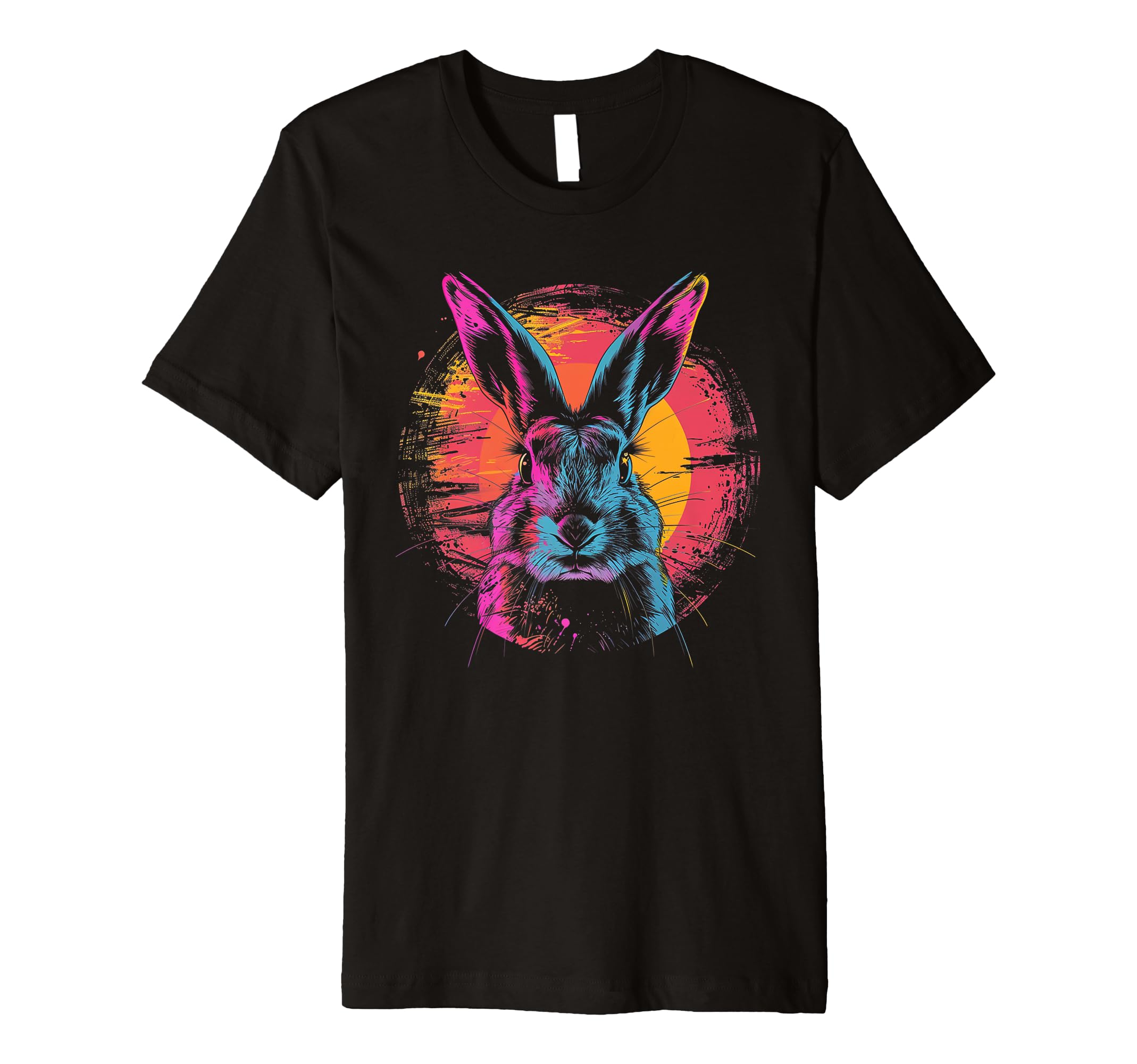 Rabbit Bunny Vaporwave Aesthetic T-Shirt - Novelty Apparel Unisex - T-Shirt, Sweatshirt, Hoodie