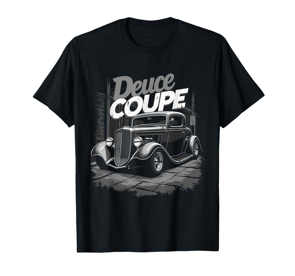 1932 Hot Rod Car Deuce Coupe 3 T-Shirt - Fun Novelty Design for Adults - T-Shirt, Sweatshirt, Hoodie