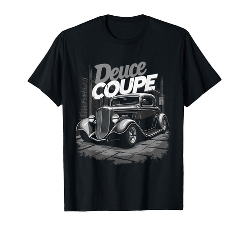 1932 Hot Rod Car Deuce Coupe 3 T-Shirt - Fun Novelty Design for Adults - T-Shirt, Sweatshirt, Hoodie