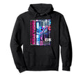 Kitakyushu City 80S Synthwave Racing Hoodie - Fun Novelty Design Men Women - T-Shirt, Sweatshirt, Hoodie