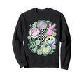 Pastel Groovy Y2K Aesthetic Sweatshirt - Custom Art Print for Adults - T-Shirt, Sweatshirt, Hoodie