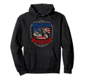 Us Flag American Pride Motorcycle Hoodie - Trendy Graphic for Adults - T-Shirt, Sweatshirt, Hoodie