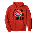 Emotional Support Human Mental Health Hoodie - Unique Graphic Men Women - T-Shirt, Sweatshirt, Hoodie