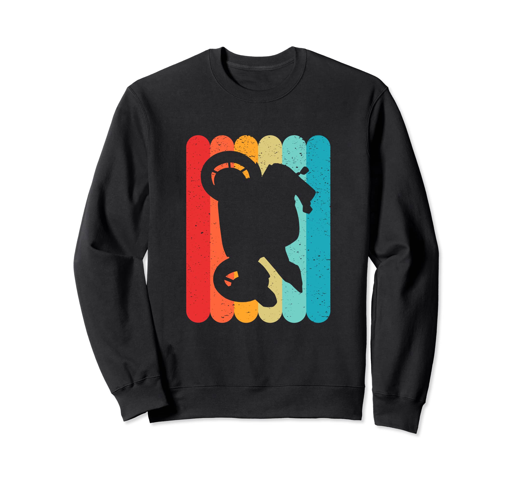 Motorcycle Silhouette Lines 70S Sweatshirt - Aesthetic Graphic Men Women - T-Shirt, Sweatshirt, Hoodie