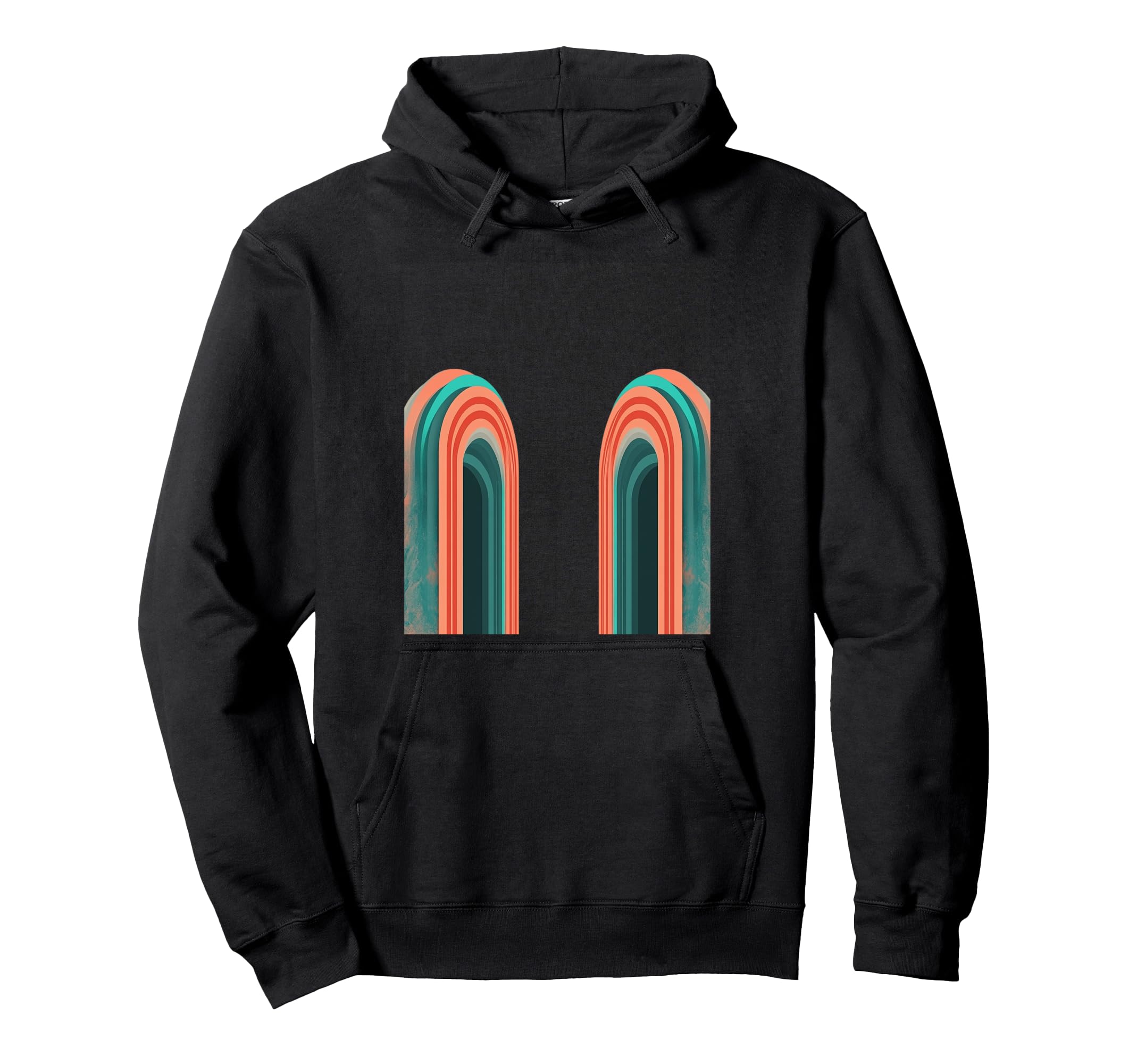 Abstract Arches Art Hoodie - Casual Everyday Wear Unisex - T-Shirt, Sweatshirt, Hoodie