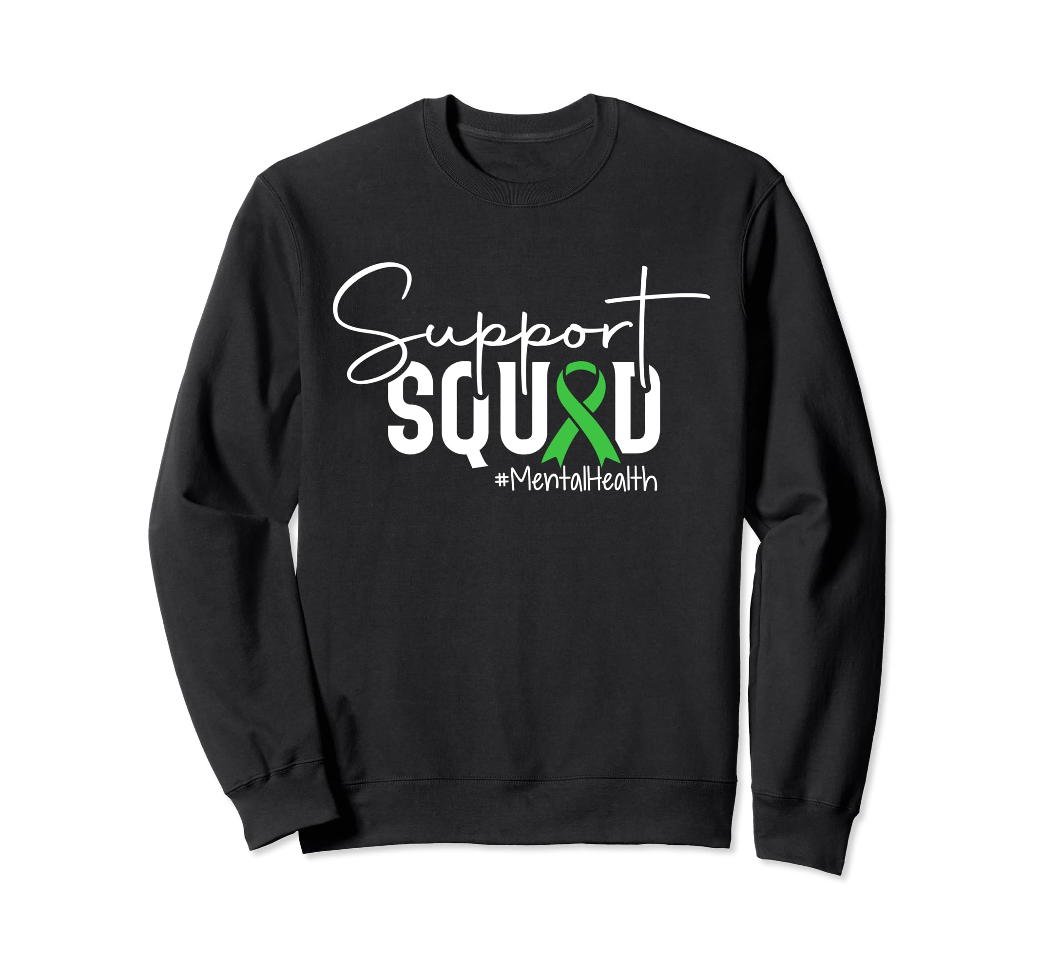 Support Squad Brain Illness Mental Sweatshirt - Graphic Print Unisex - T-Shirt, Sweatshirt, Hoodie