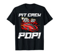 Pit Crew Popi Race Car Birthday Racing T-Shirt - Novelty Apparel Unisex - T-Shirt, Sweatshirt, Hoodie